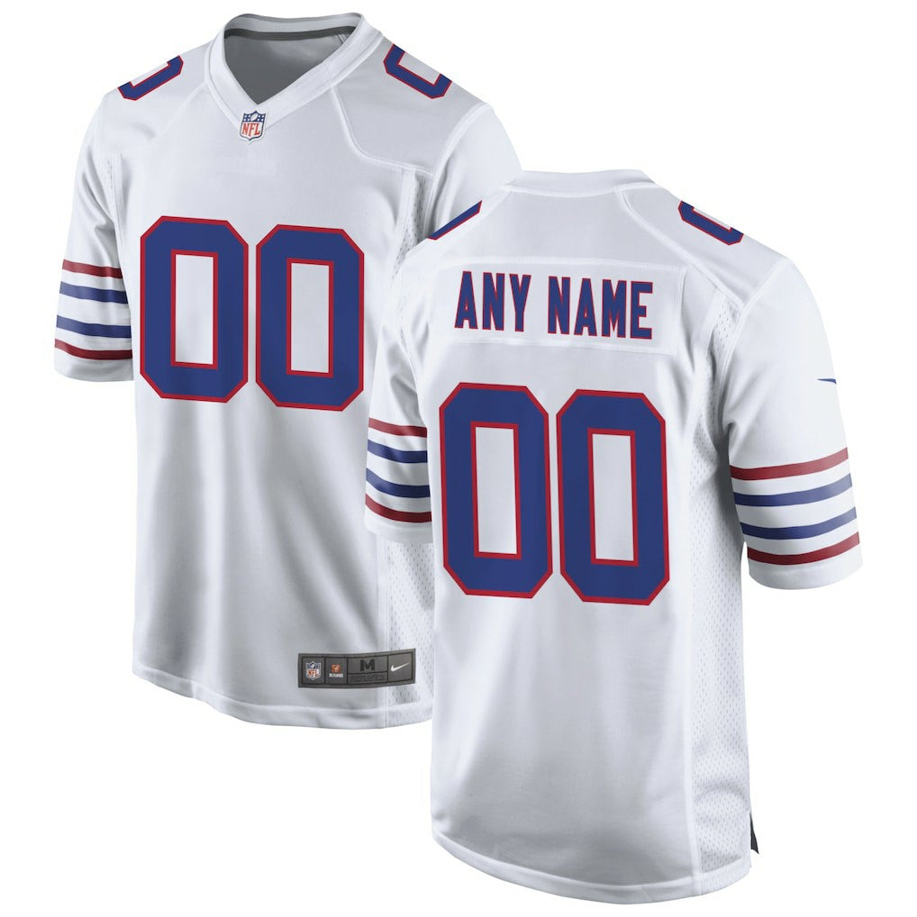 Buffalo Bills Alternate Custom Game Jersey White | Nike for Sale