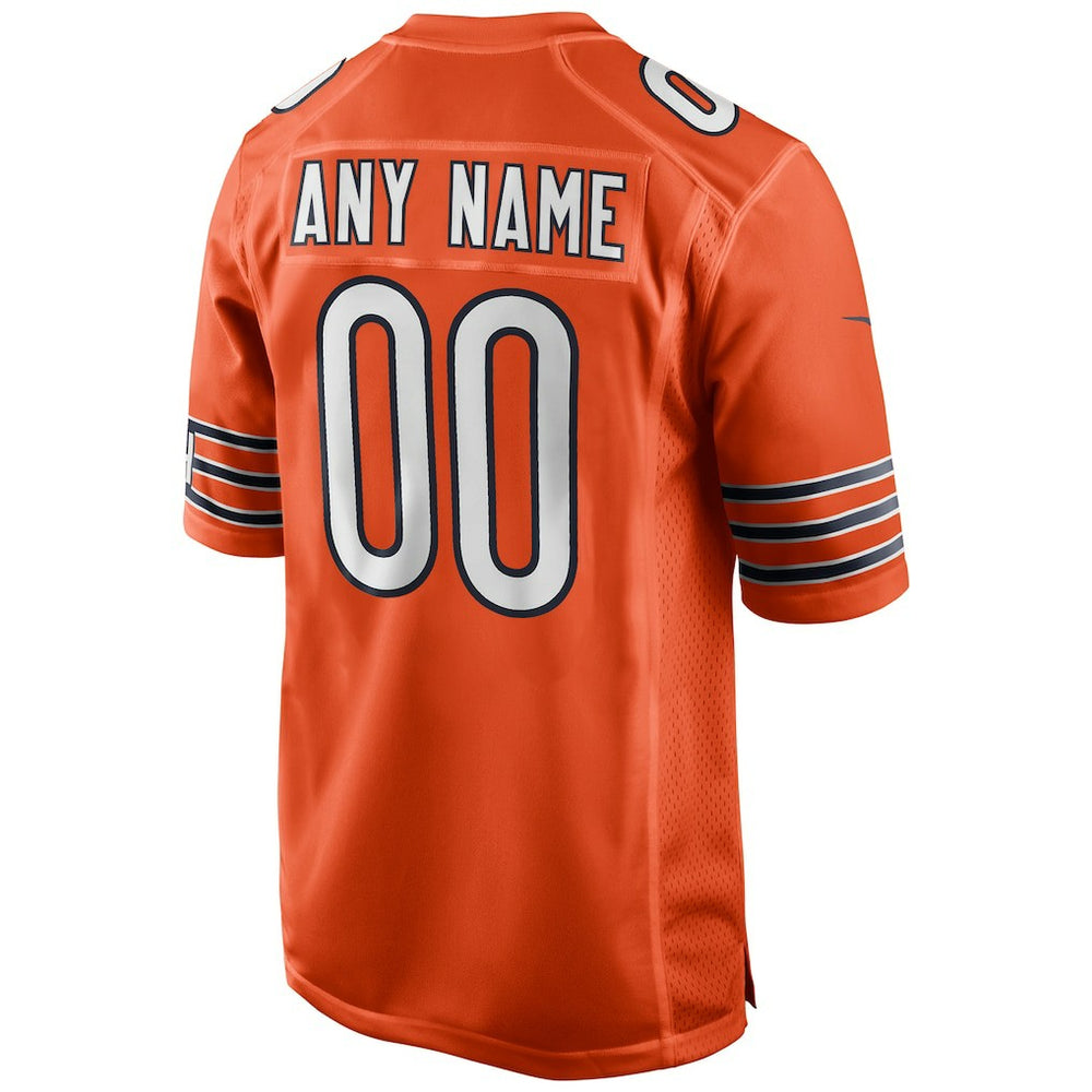 Chicago Bears Alternate Custom Game Jersey Orange | Nike for Sale