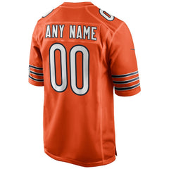 Chicago Bears Alternate Custom Game Jersey Orange | Nike for Sale