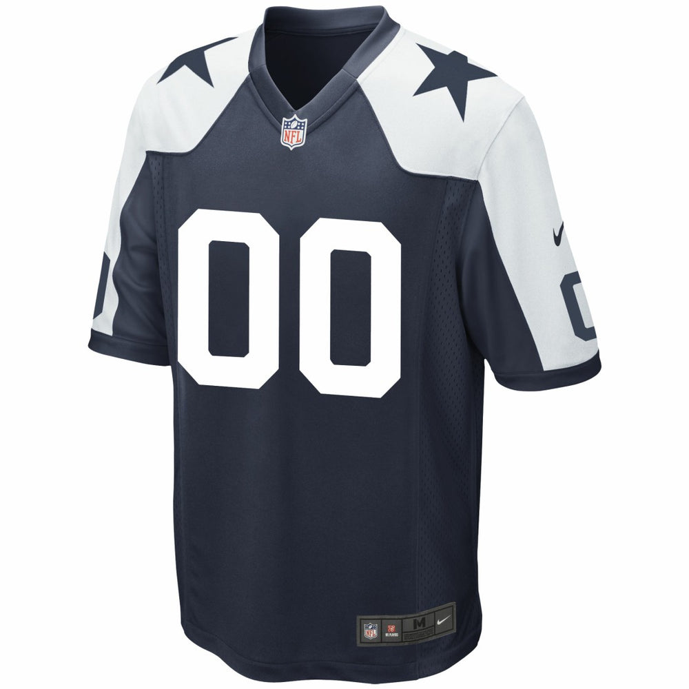 Dallas Cowboys Alternate Custom Game Jersey Navy | Nike for Sale