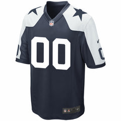 Dallas Cowboys Alternate Custom Game Jersey Navy | Nike for Sale