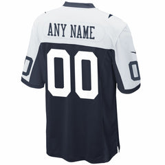Dallas Cowboys Alternate Custom Game Jersey Navy | Nike for Sale