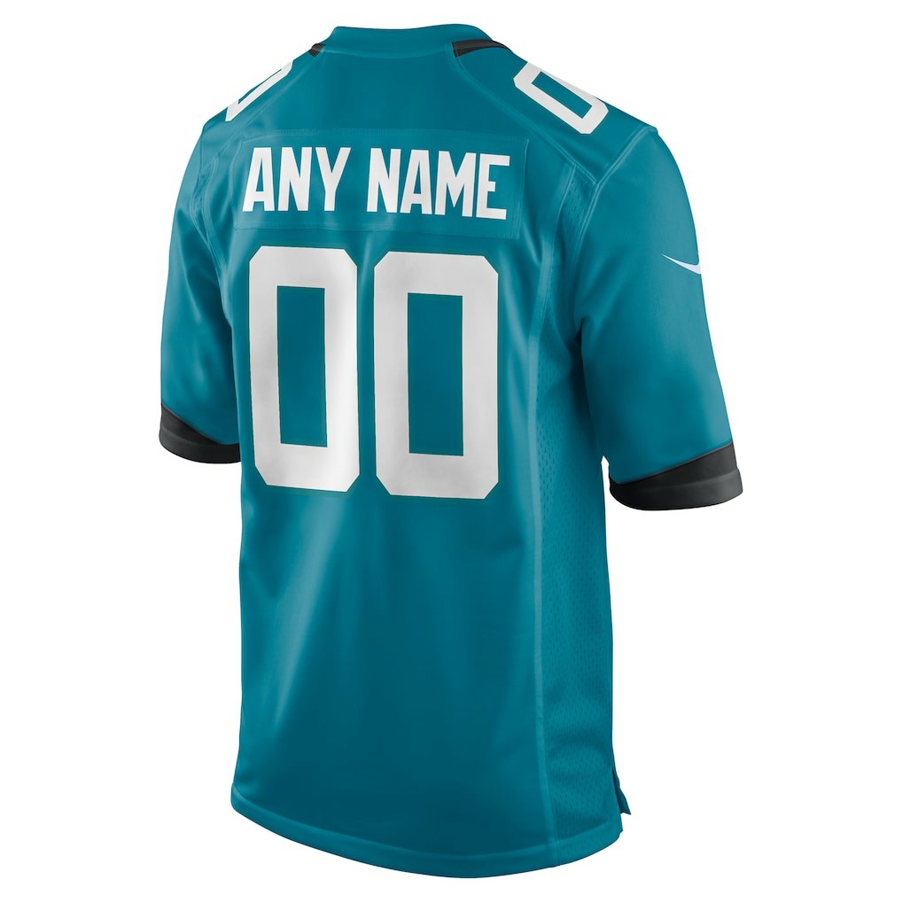 Jacksonville Jaguars Custom Team Game Jersey Teal | Nike for Sale