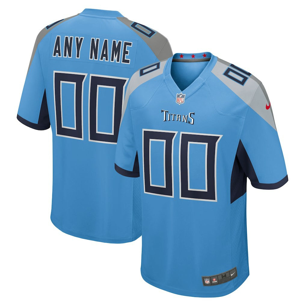Tennessee Titans Alternate Custom Game Jersey Light Blue | Nike for Sale
