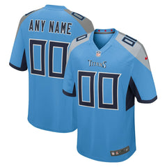 Tennessee Titans Alternate Custom Game Jersey Light Blue | Nike for Sale