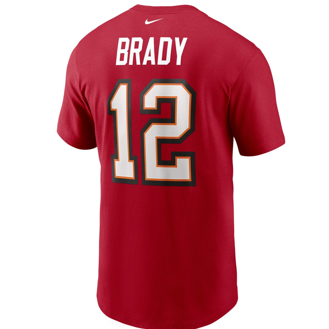 Tom Brady Tampa Bay Buccaneers Name & Number T-Shirt Red | Nike for Sale