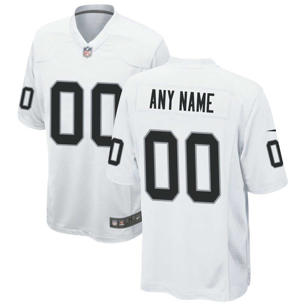 Las Vegas Raiders Custom Game Jersey White | Nike for Sale