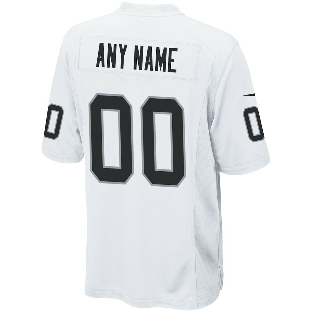 Las Vegas Raiders Custom Game Jersey White | Nike for Sale