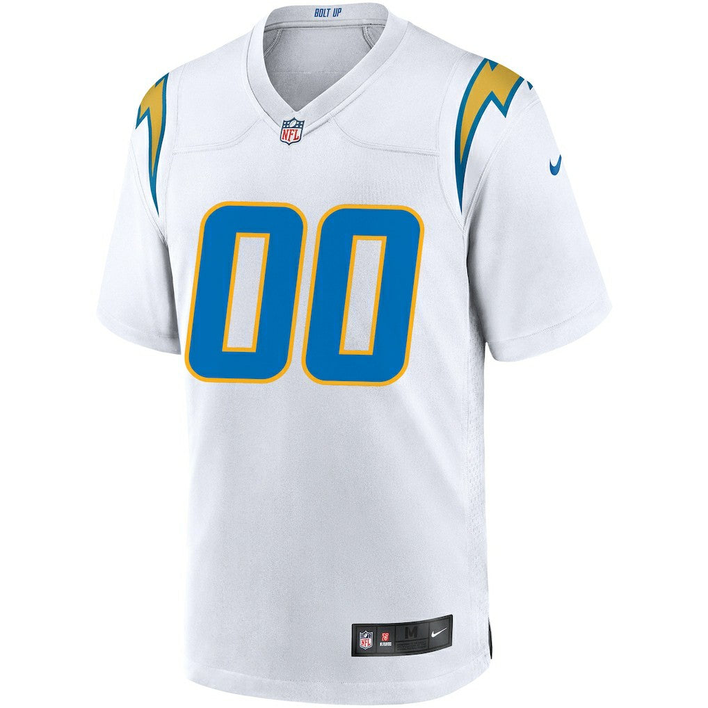 Los Angeles Chargers Custom Game Jersey White | Nike for Sale