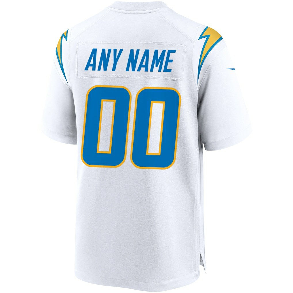Los Angeles Chargers Custom Game Jersey White | Nike for Sale