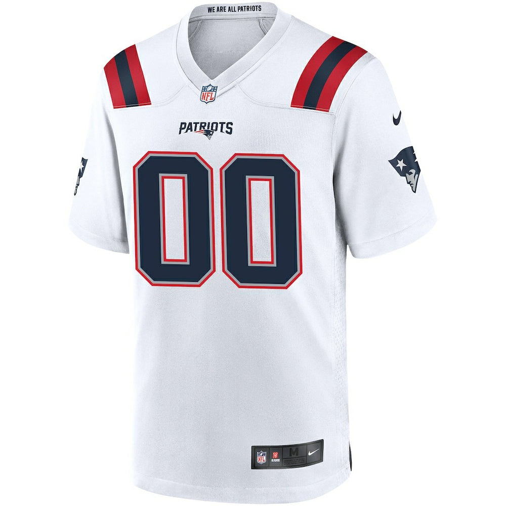 New England Patriots Custom Game Jersey White | Nike for Sale