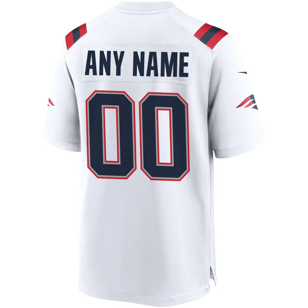 New England Patriots Custom Game Jersey White | Nike for Sale