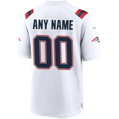 New England Patriots Custom Game Jersey White | Nike for Sale