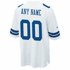 Dallas Cowboys Custom Game Jersey White | Nike for Sale