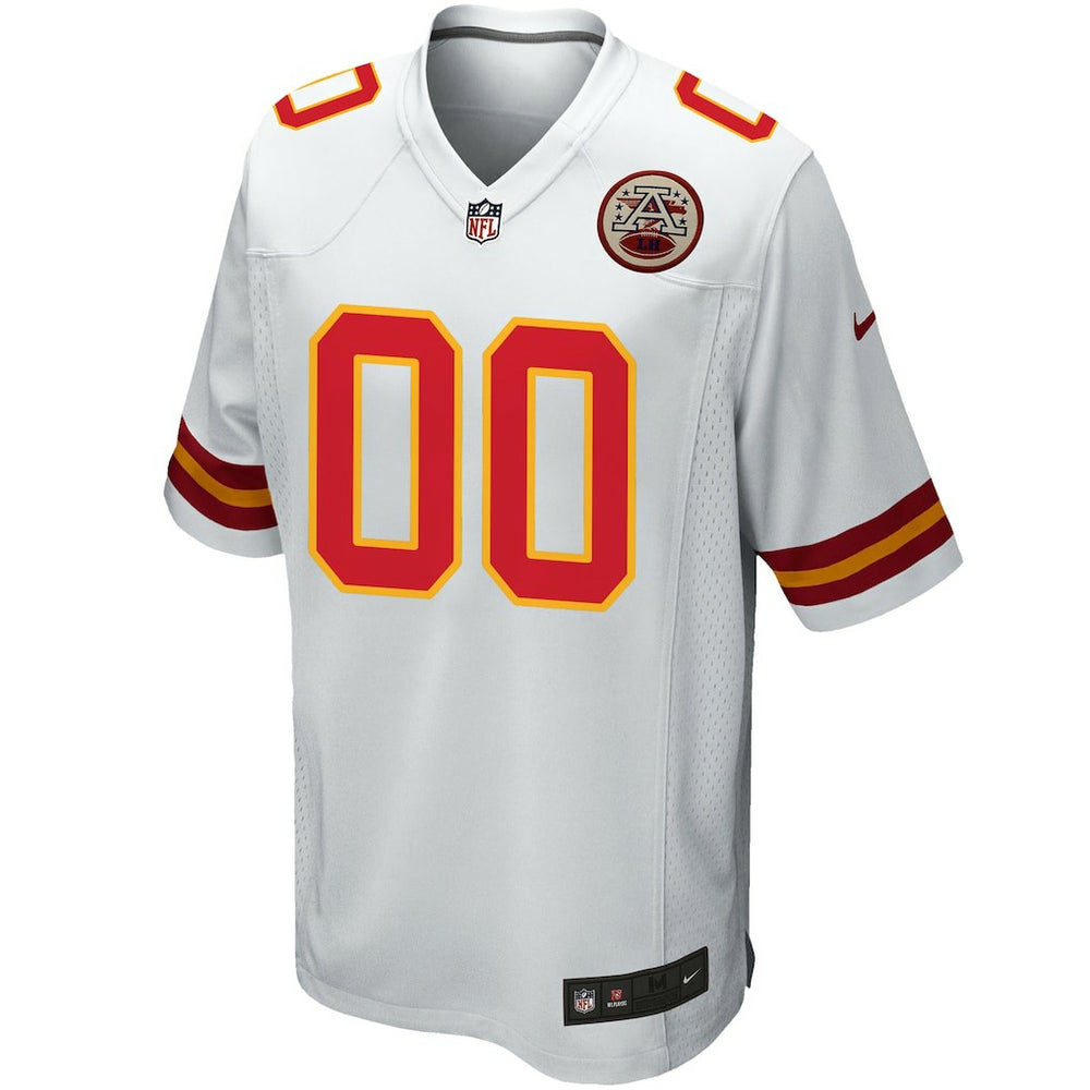 Kansas City Chiefs Custom Game Jersey White | Nike for Sale