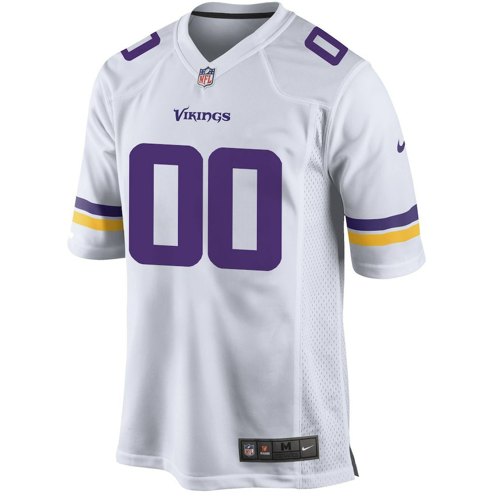 Minnesota Vikings Custom Game Jersey White | Nike for Sale