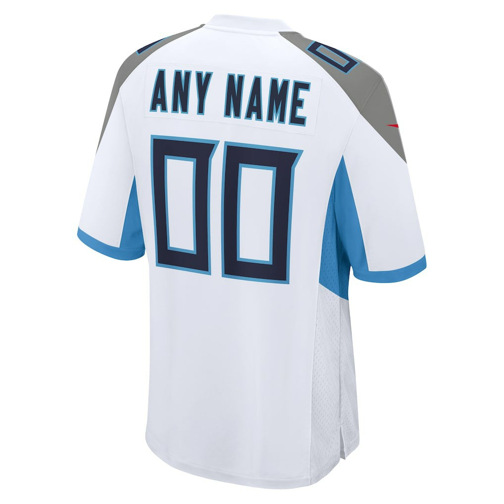 Tennessee Titans Custom Game Jersey White | Nike for Sale