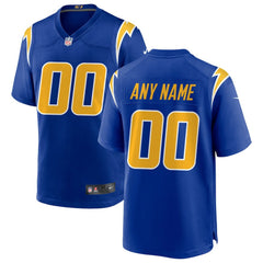 Los Angeles Chargers Alternate Custom Game Jersey Royal | Nike for Sale
