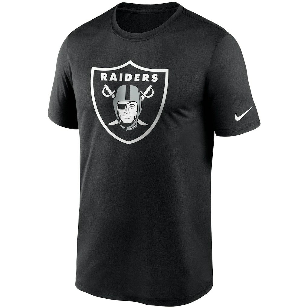 Las Vegas Raiders Logo Essential Legend Performance T-Shirt Black | Nike for Sale