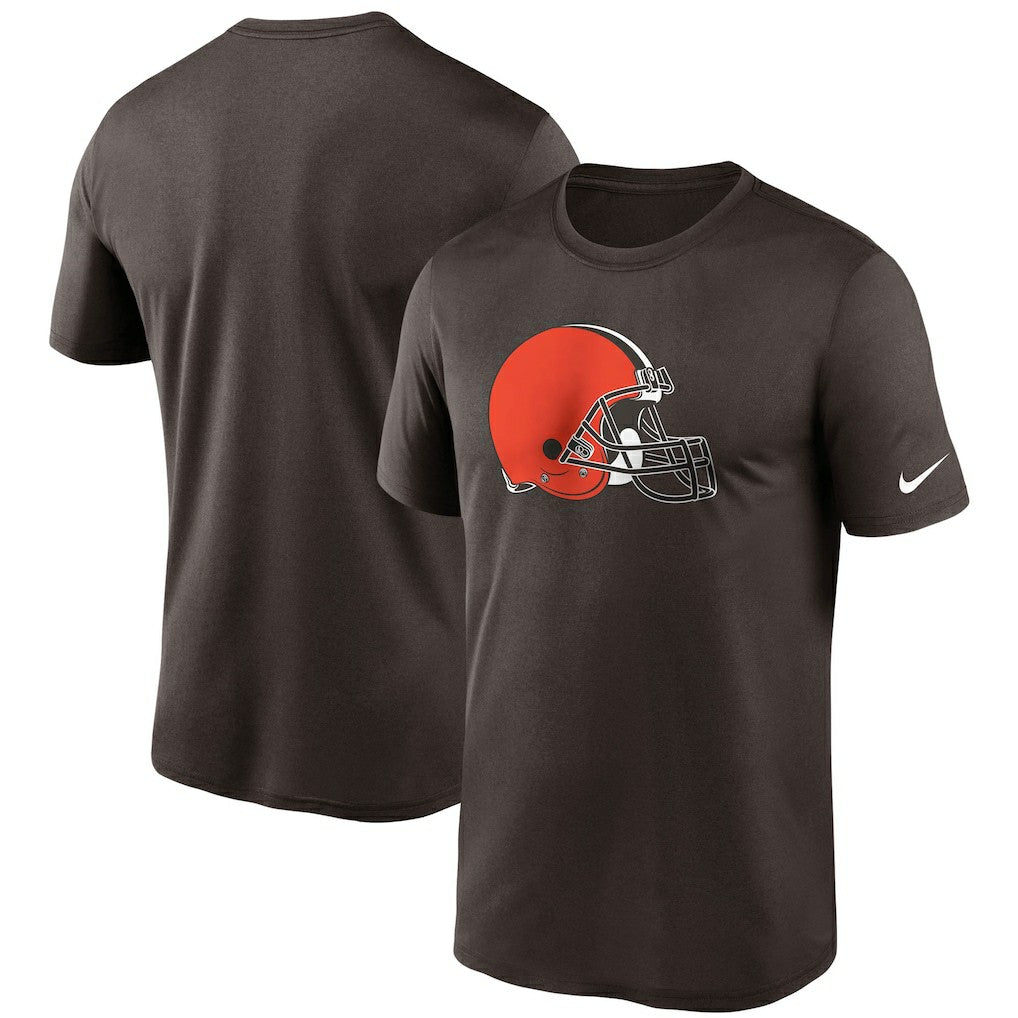 Cleveland Browns Logo Essential Legend Performance T-Shirt Brown | Nike for Sale