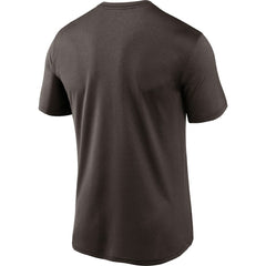 Cleveland Browns Logo Essential Legend Performance T-Shirt Brown | Nike for Sale