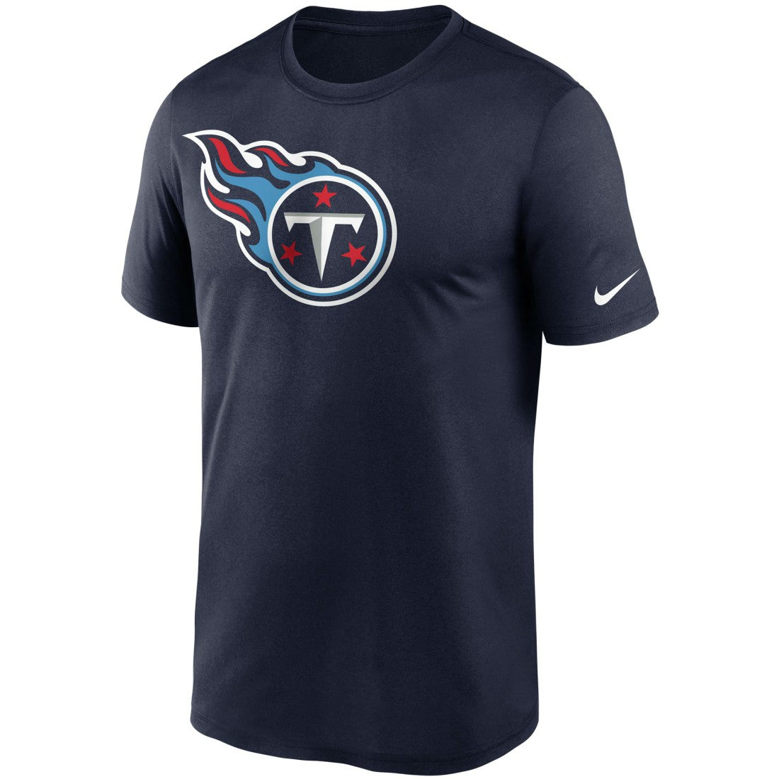 Tennessee Titans Logo Essential Legend Performance T-Shirt Navy | Nike for Sale