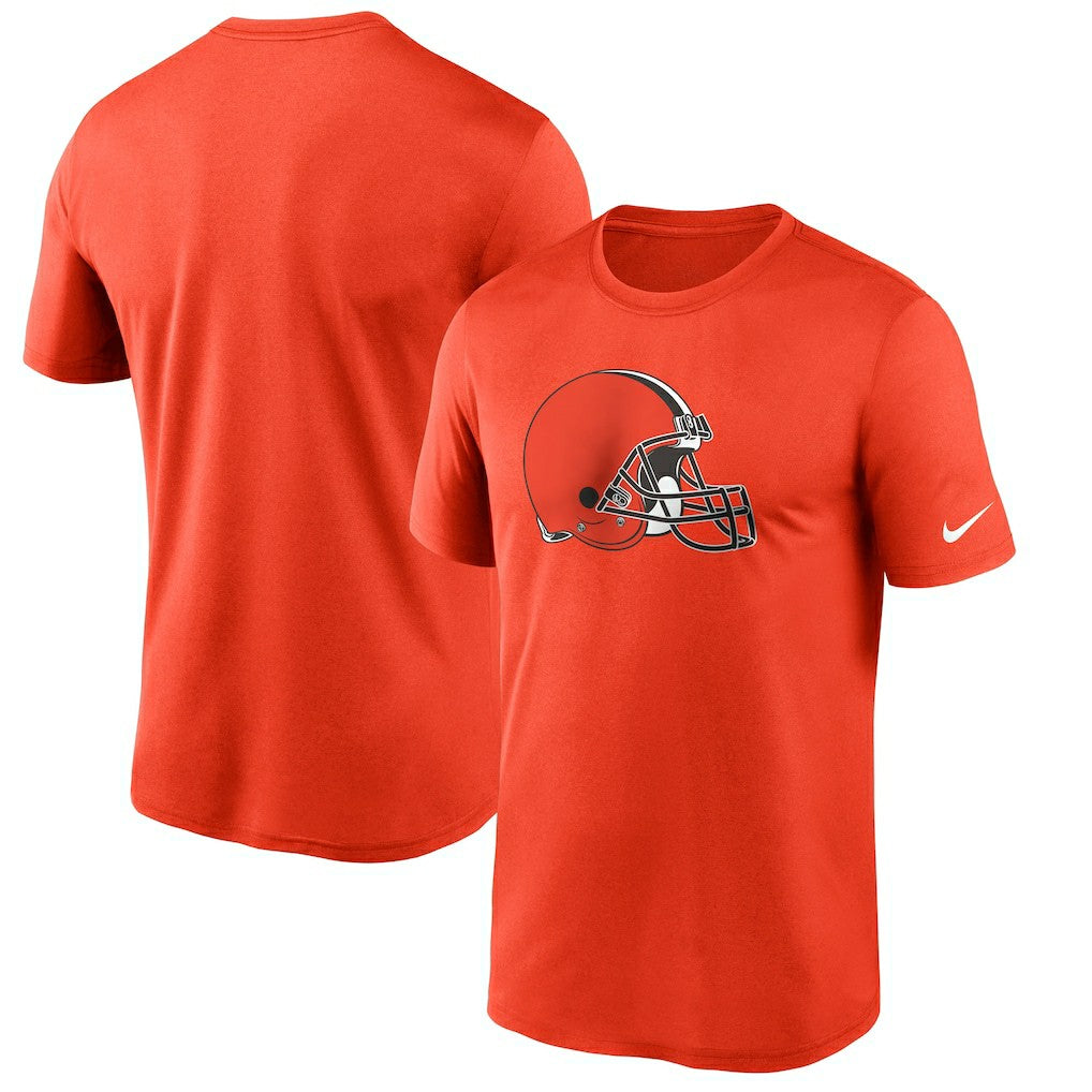 Cleveland Browns Logo Essential Legend Performance T-Shirt Orange | Nike for Sale
