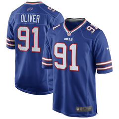 Ed Oliver Buffalo Bills Team Game Player Jersey Royal | Nike for Sale