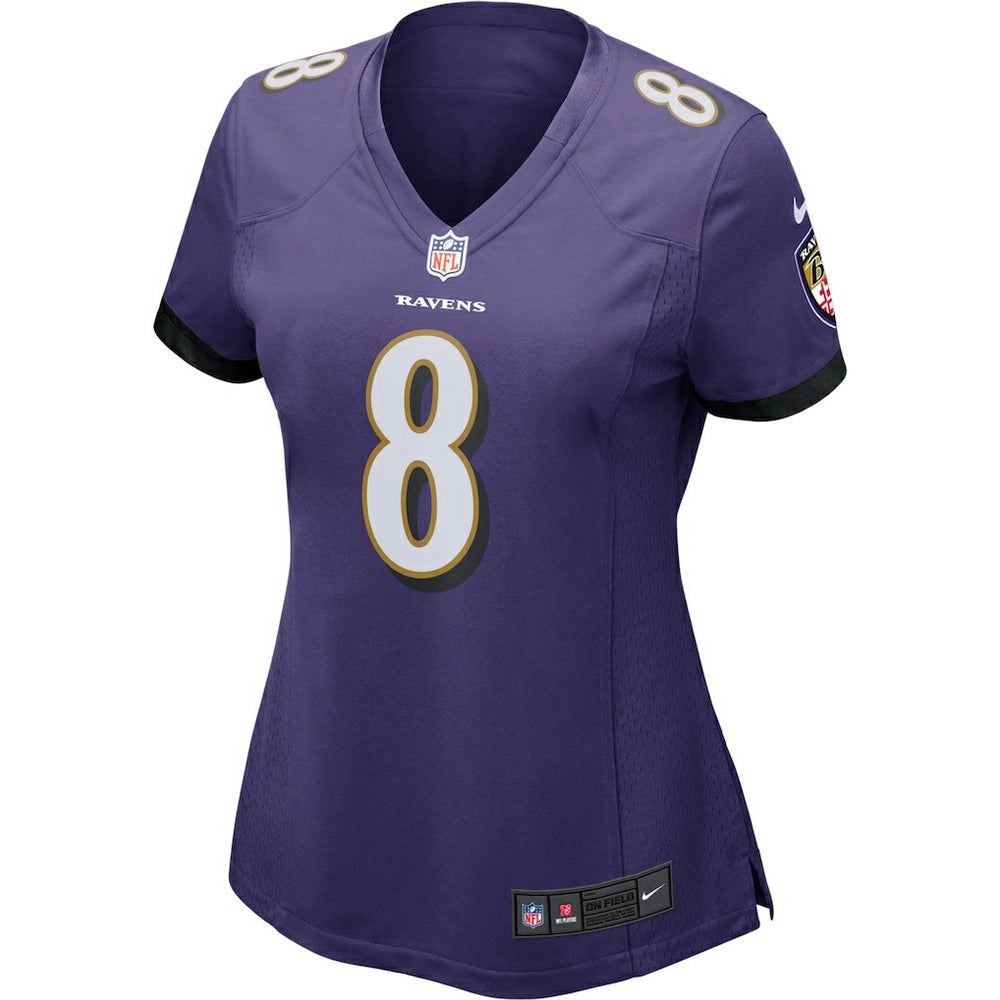 Lamar Jackson Baltimore Ravens Women's Game Jersey Purple | Nike for Sale