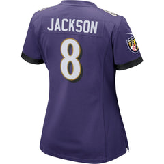 Lamar Jackson Baltimore Ravens Women's Game Jersey Purple | Nike for Sale