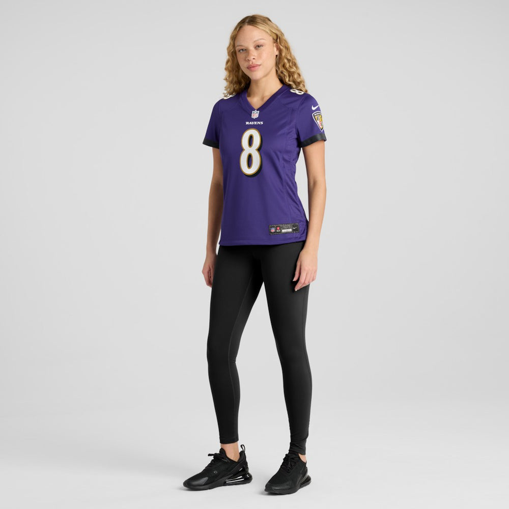 Lamar Jackson Baltimore Ravens Women's Game Jersey Purple | Nike for Sale