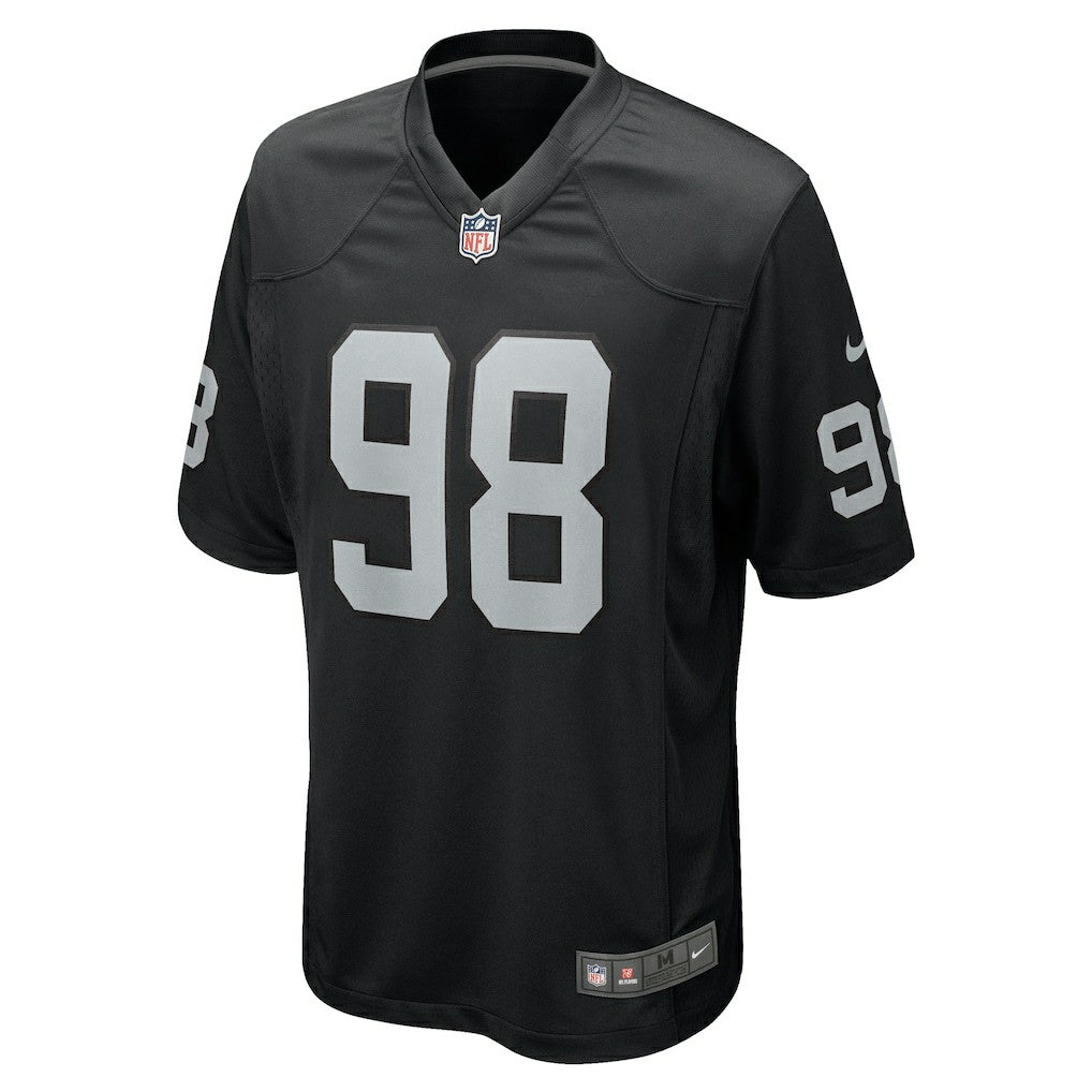 Maxx Crosby Las Vegas Raiders Game Jersey Black | Nike for Sale