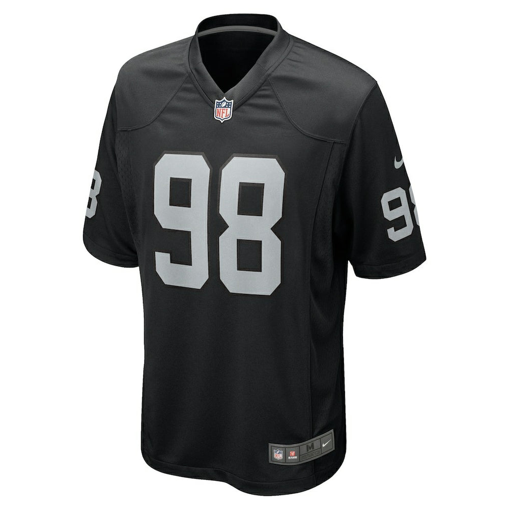 Maxx Crosby Las Vegas Raiders Game Jersey Black | Nike for Sale