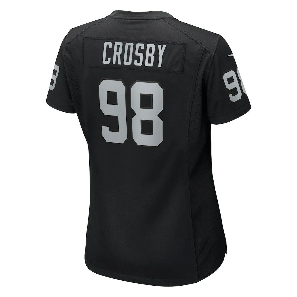Maxx Crosby Las Vegas Raiders Women's Jersey Black | Nike for Sale