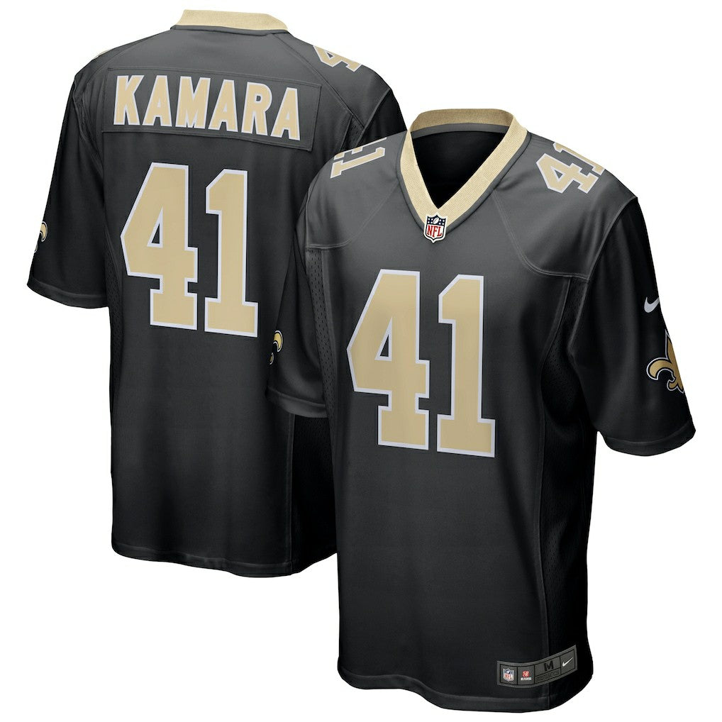 Alvin Kamara New Orleans Saints Game Jersey Black | Nike for Sale