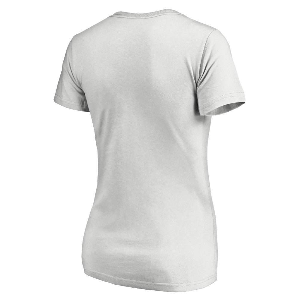 Kansas City Royals Women's Floral Arched Logo V-Neck T-Shirt - MLB