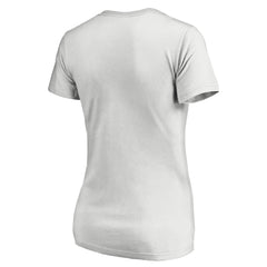 Minnesota Twins Women's Floral Arched Logo V-Neck T-Shirt - MLB
