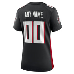 Atlanta Falcons Women's Custom Game Jersey Black | Nike for Sale