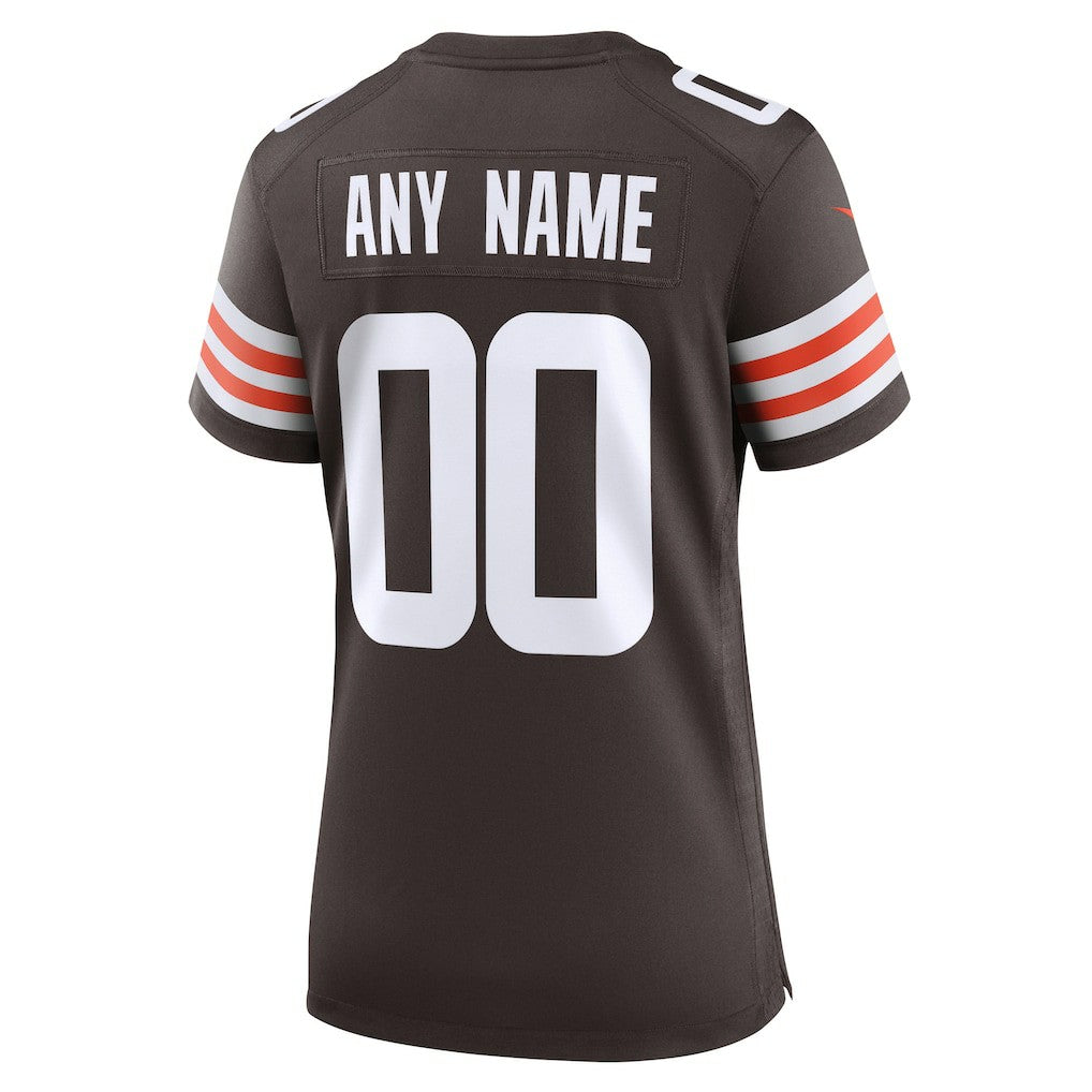 Cleveland Browns Women's Custom Game Jersey Brown | Nike for Sale