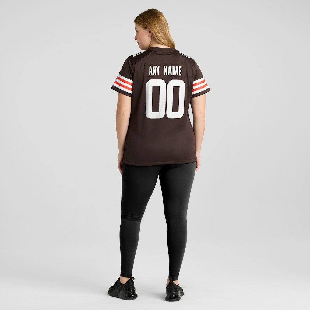 Cleveland Browns Women's Custom Game Jersey Brown | Nike for Sale