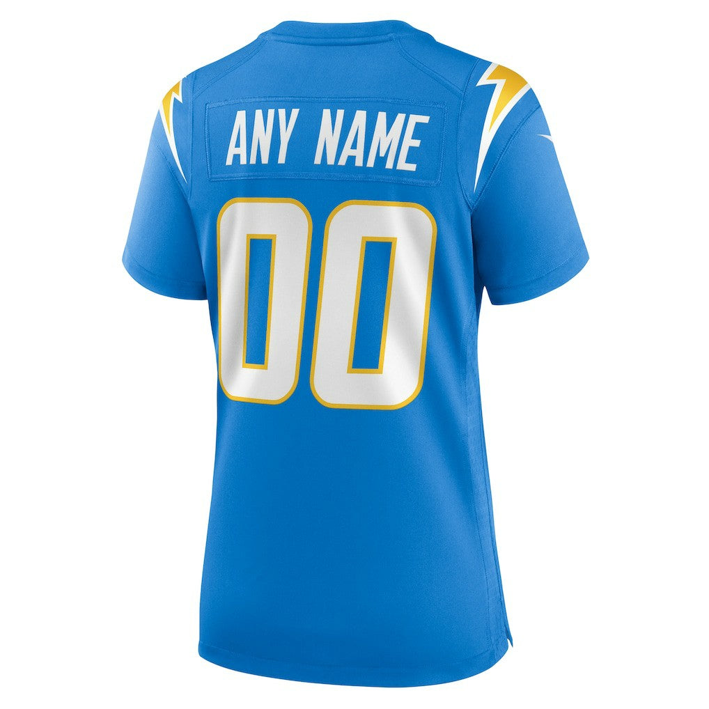Los Angeles Chargers Women's Custom Game Jersey Powder Blue | Nike for Sale