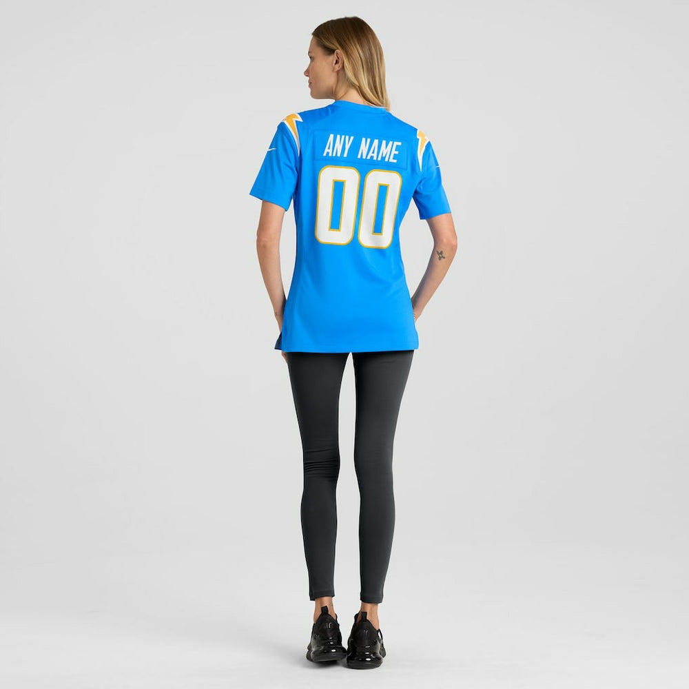 Los Angeles Chargers Women's Custom Game Jersey Powder Blue | Nike for Sale