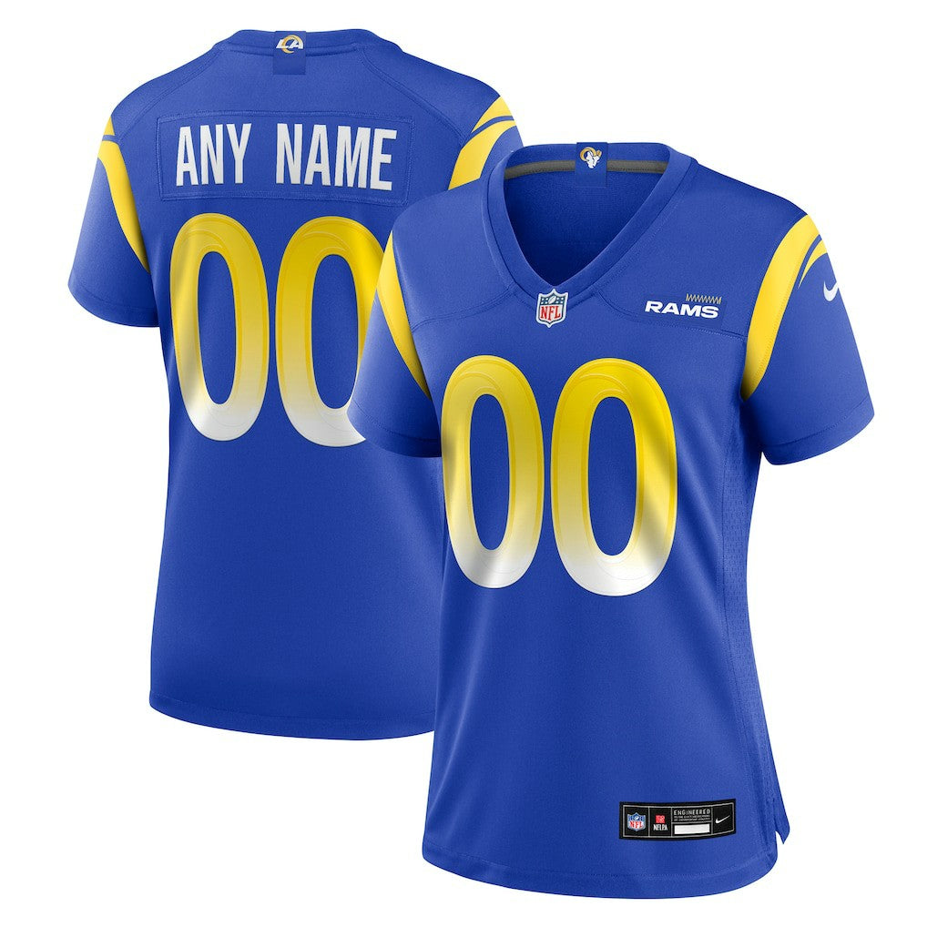 Los Angeles Rams Women's Custom Game Jersey Royal | Nike for Sale