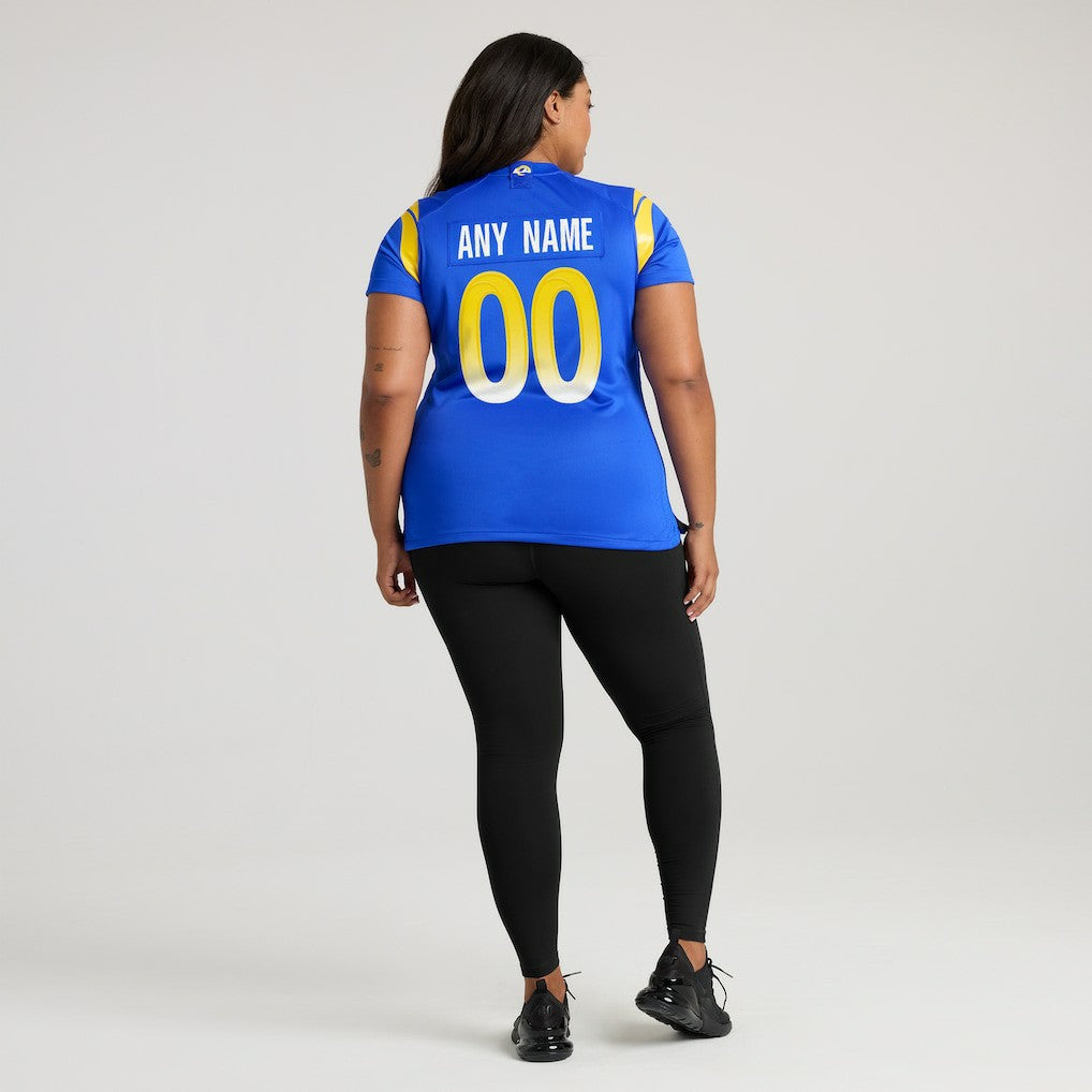 Los Angeles Rams Women's Custom Game Jersey Royal | Nike for Sale