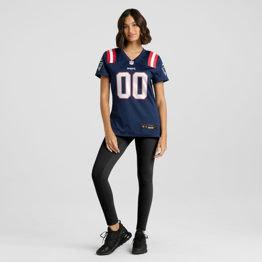 New England Patriots Women's Custom Game Jersey Navy | Nike for Sale
