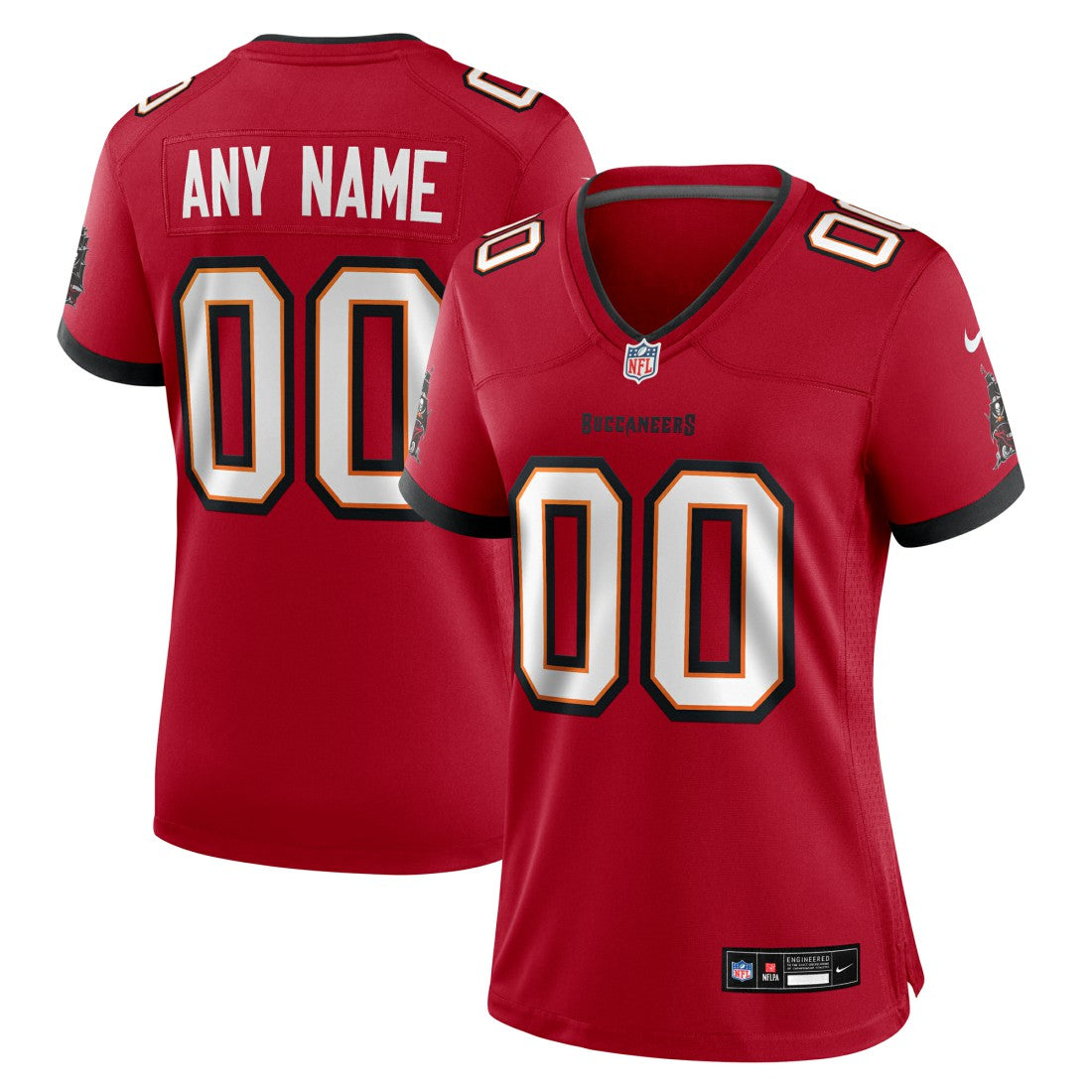 Tampa Bay Buccaneers Women's Custom Game Jersey Red | Nike for Sale