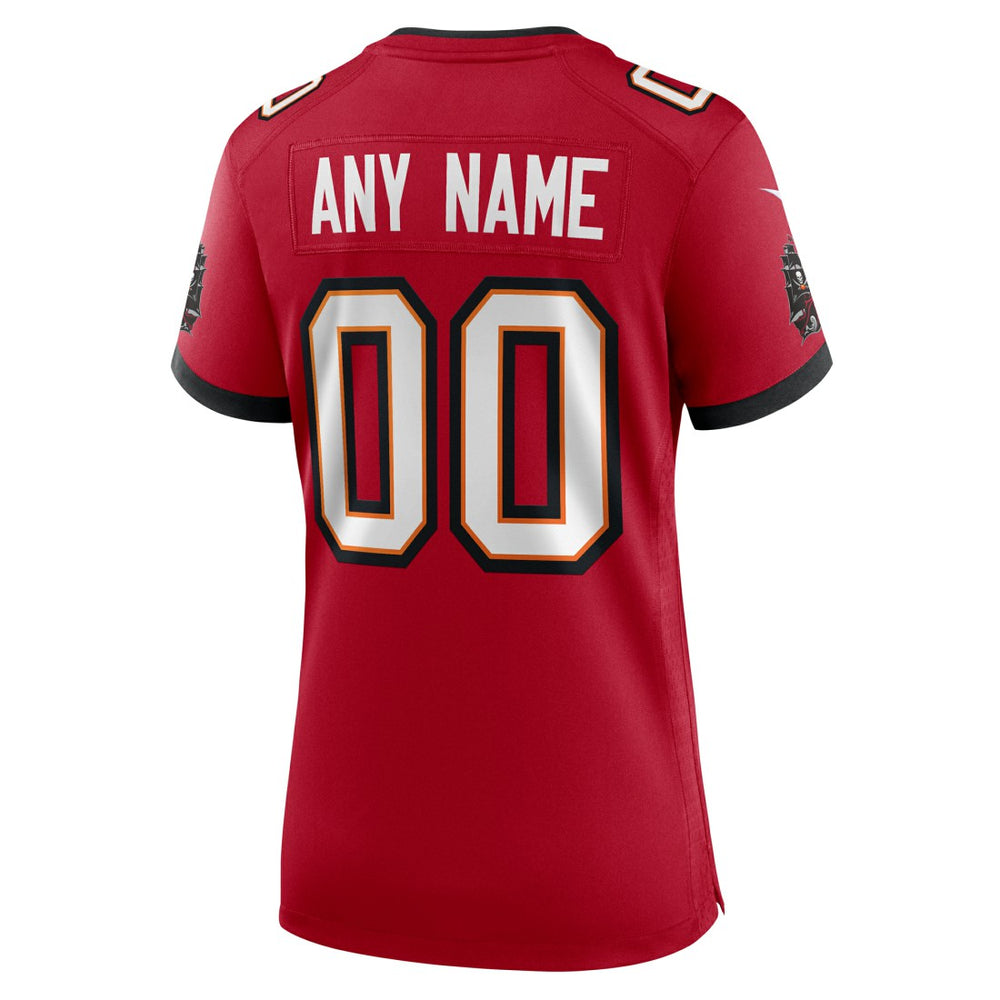 Tampa Bay Buccaneers Women's Custom Game Jersey Red | Nike for Sale