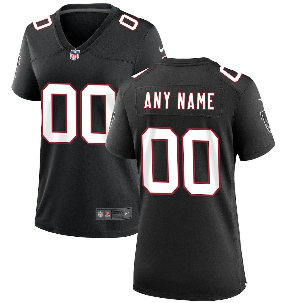 Atlanta Falcons Women's Throwback Custom Game Jersey Black | Nike for Sale