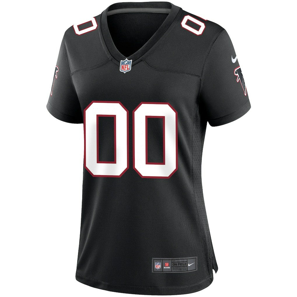 Atlanta Falcons Women's Throwback Custom Game Jersey Black | Nike for Sale