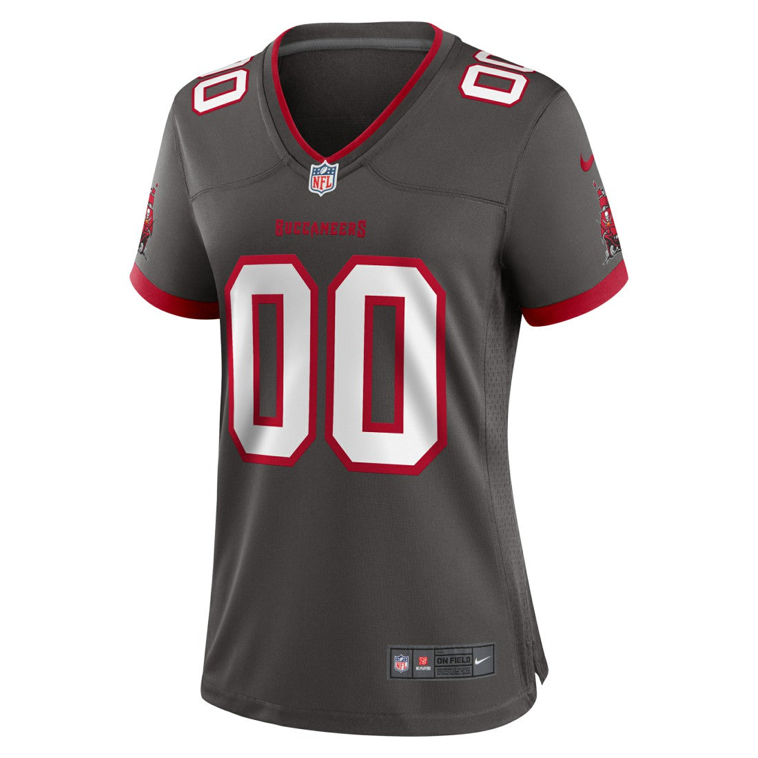 Tampa Bay Buccaneers Women's Alternate Custom Game Jersey Pewter | Nike for Sale